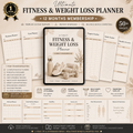 Planificateur Ultime de Fitness et de Perte de Poids – Adhésion d'un an