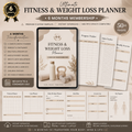 Ultimate Fitness & Weight Loss Planner – 6 Months Membership