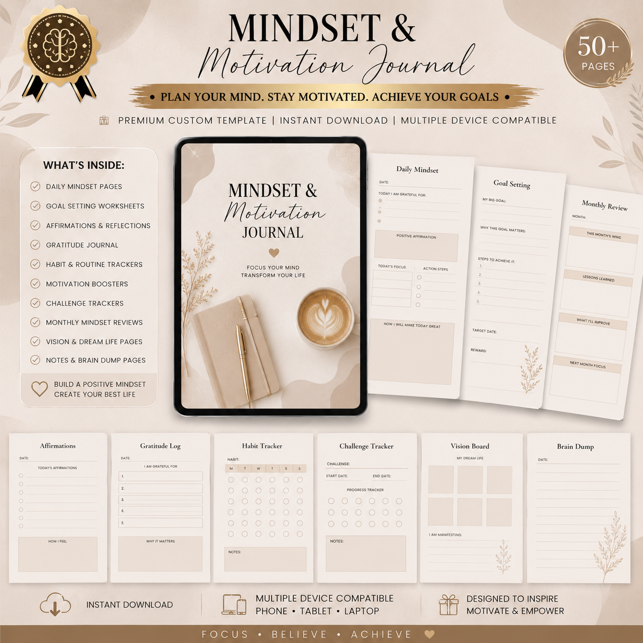 Mindset & Motivation Journal